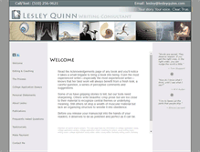 Tablet Screenshot of lesleyquinn.com